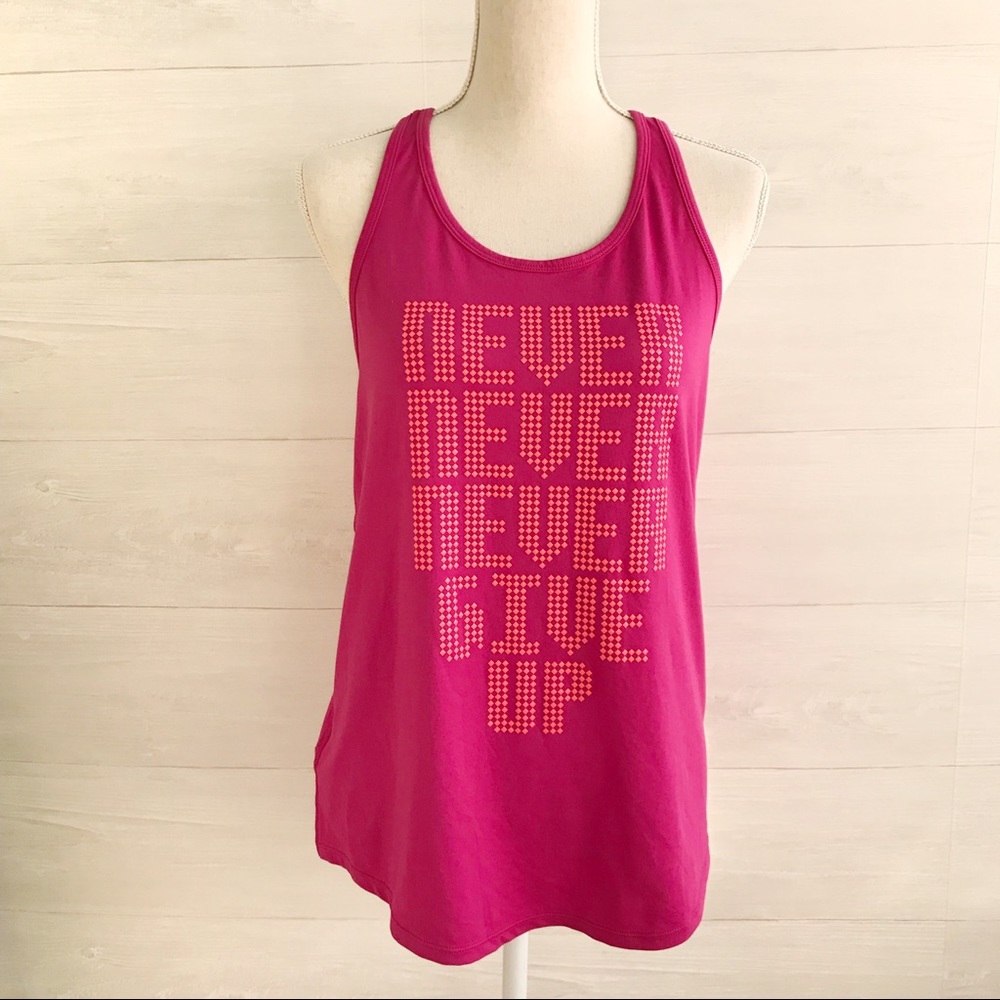 {Lorna Jane} Never Give Up tank, L